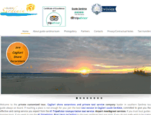 Tablet Screenshot of guide-sardinia.com